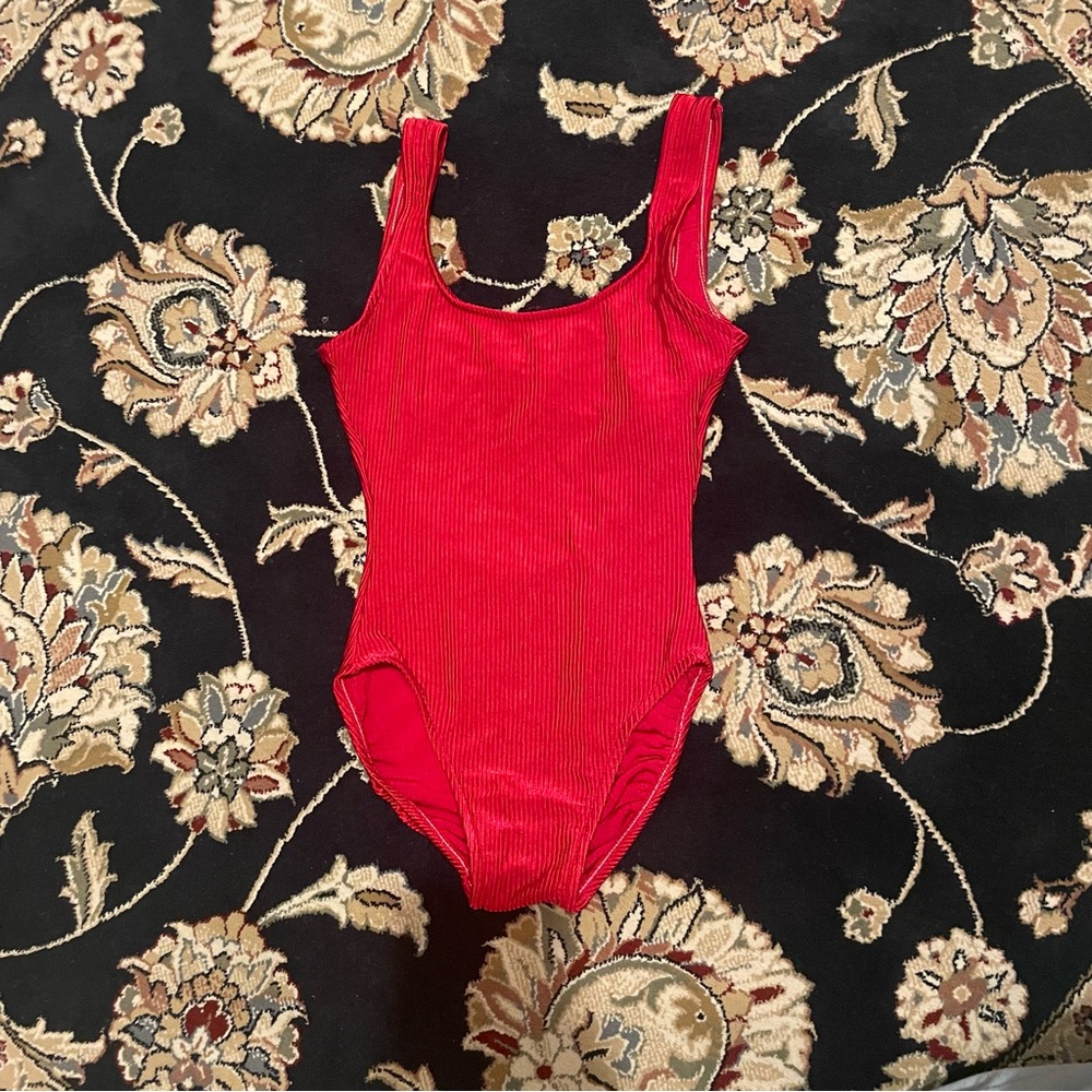 NWOT Vintage Red Swimsuit
